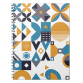 Geometrisch minimumpatroon. Abstract ontwerp Notitieboek (Voorkant)