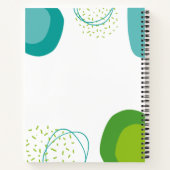 Geometrisch modern Abstract Inspirerend citaat Notitieboek (Achterkant)