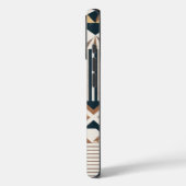 Geometrisch modern abstract telefoonhoesje ontwerp Case-Mate iPhone case (Achterkant / Links)