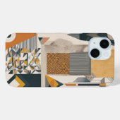 Geometrisch modern Abstract telefoonhoesontwerp Case-Mate iPhone Case (Achterkant (horizontaal))