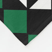 Geometrisch modern geometrisch patroon fleece deken (Hoek)