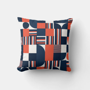Geometrisch modern naadloos patroon kussen