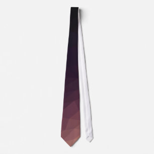 Geometrisch modern roze/violet/zwart manstropdas stropdas