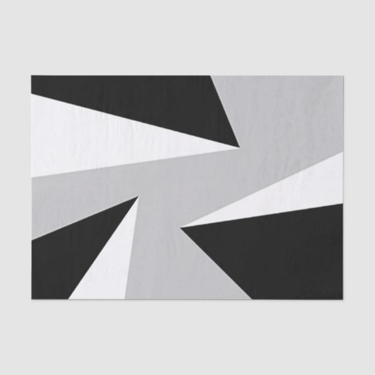 Geometrisch monochroom papier (Voorkant)