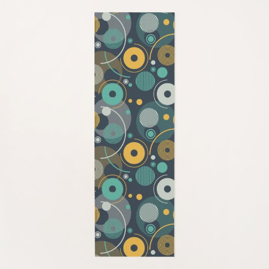 geometrisch monochroom yogamat (Voorkant)