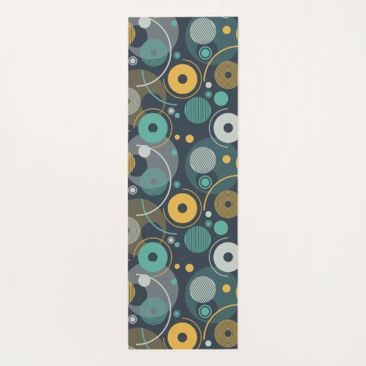 geometrisch monochroom yogamat (Achterkant)