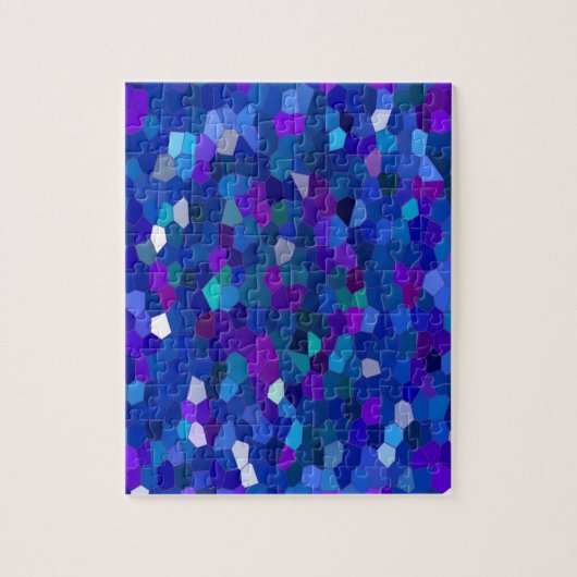 Geometrisch mosiacaal gezien... legpuzzel (Verticaal)