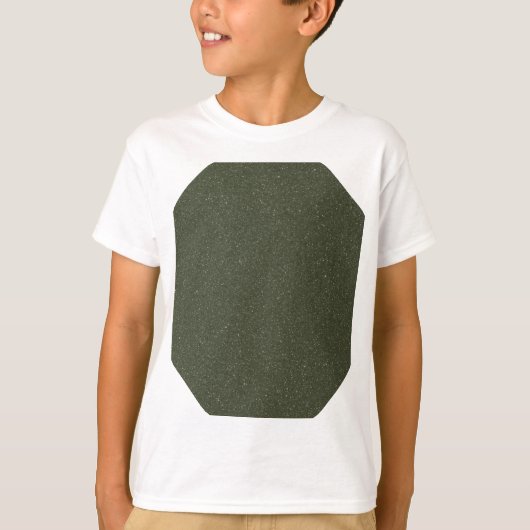 Geometrisch Moss Groen Kinder T-shirt (Voorkant)