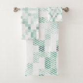 Geometrisch mozaïek bad handdoek (Insitu)