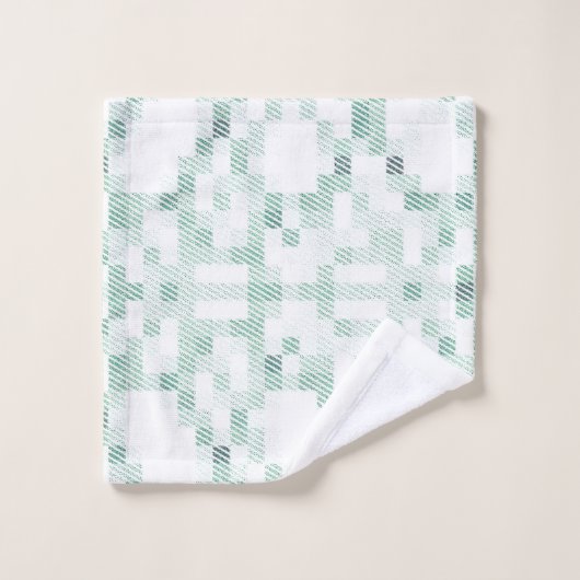 Geometrisch mozaïek bad handdoek (Wasdoekje)