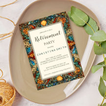 Geometrisch Mozaïek Glas in lood Pensioen Partij