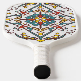 geometrisch mozaïek, Mandala-Patroon Pickleball Paddle