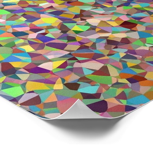 Geometrisch mozaïek poster (Hoek)