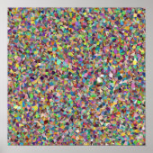 Geometrisch mozaïek poster (Voorkant)