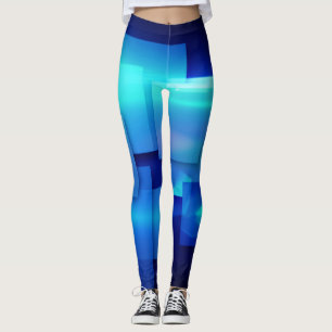 Geometrisch Mozaïek Vierkante Doos Ontwerp Leggings