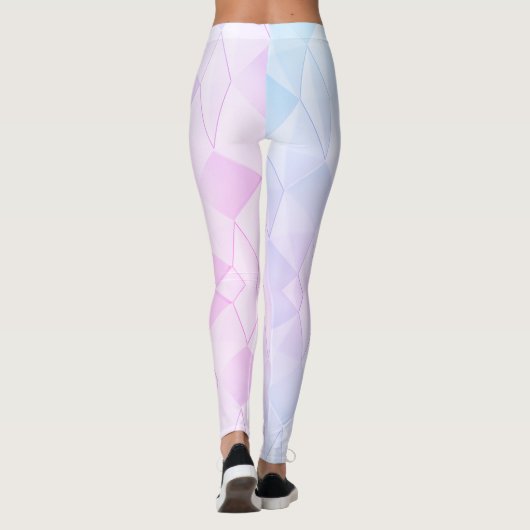 Geometrisch mozaïekontwerp leggings (Achterkant)