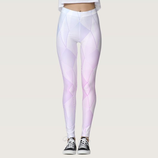 Geometrisch mozaïekontwerp leggings (Voorkant)