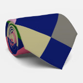 Geometrisch mozaïekpatroon #2 stropdas (Opgerold)