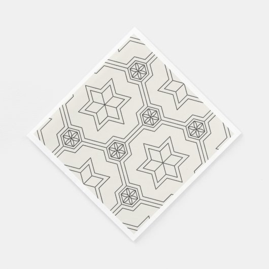 Geometrisch naaamless Pattern Napkins Servet (Hoek)