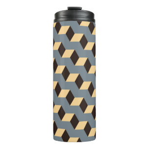 geometrisch naadloos element met kubieke trap in z thermosbeker
