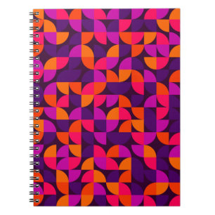 Geometrisch naadloos patroon. Abstract  vinta Notitieboek