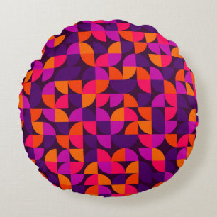 Geometrisch naadloos patroon. Abstract vinta Rond Kussen