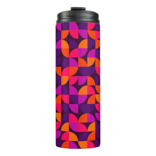 Geometrisch naadloos patroon. Abstract vinta Thermosbeker