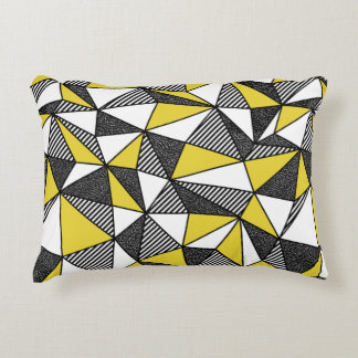 Geometrisch naadloos patroon in retrostijl accent kussen