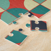 Geometrisch , naadloos patroon. legpuzzel (Zijkant)