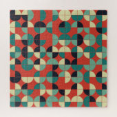 Geometrisch , naadloos patroon. legpuzzel (Horizontaal)