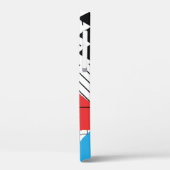 Geometrisch naadloos patroon met abstracte vormen Case-Mate iPhone case (Achterkant / Links)