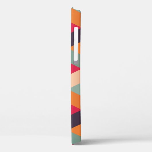 Geometrisch naadloos patroon met kleurrijke vierka Case-Mate iPhone case (Achterkant / Links)