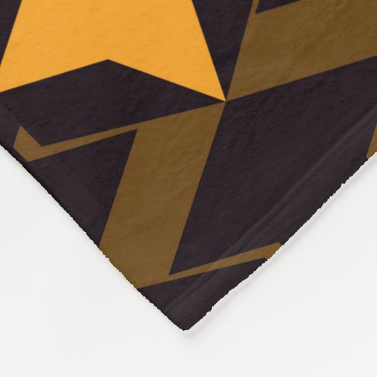 Geometrisch naadloos patroon. Minimaal stijgopperv Fleece Deken (Hoek)