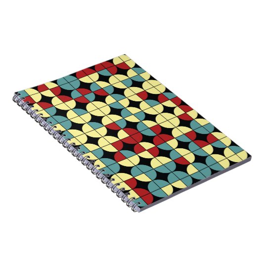 Geometrisch naadloos patroon, modern ontwerp. notitieboek (Rechterzijde)