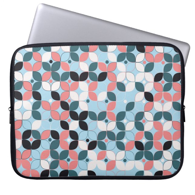 geometrisch naadloos patroon, ontwergeometrisch, a laptop sleeve (Voorkant)