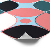 geometrisch naadloos patroon, ontwergeometrisch, a poster (Hoek)