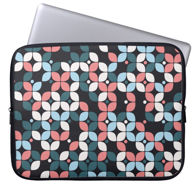 geometrisch naadloos patroon, ontwergeometrisch, s laptop sleeve (Voorkant)