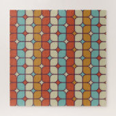 Geometrisch naadloos patroon, stijl. legpuzzel (Horizontaal)
