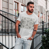 Geometrisch naadloos T-shirt