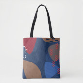 geometrisch nacht-Tas Tote Bag (Voorkant)