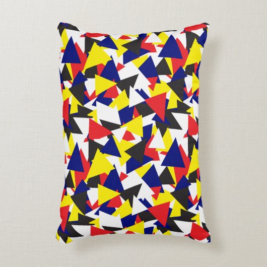 Geometrisch Nautisch Vlagpatroon Accent Kussen (Voorkant(Verticaal))