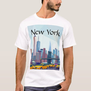 geometrisch new york t-shirt