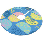 Geometrisch Noords: Abstracte achtergrond. Kerstboom Rok (Gekanteld)