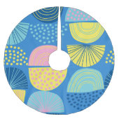 Geometrisch Noords: Abstracte achtergrond. Kerstboom Rok (Voorkant)