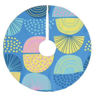 Geometrisch Noords: Abstracte achtergrond. Kerstboom Rok