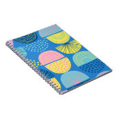 Geometrisch Noords: Abstracte achtergrond. Notitieboek (Rechterzijde)