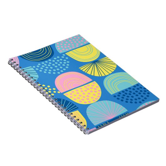 Geometrisch Noords: Abstracte achtergrond. Notitieboek (Rechterzijde)