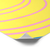 Geometrisch Noords: Abstracte achtergrond. Poster (Hoek)