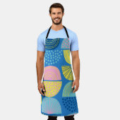 Geometrisch Noords: Abstracte achtergrond. Schort (Gedragen)