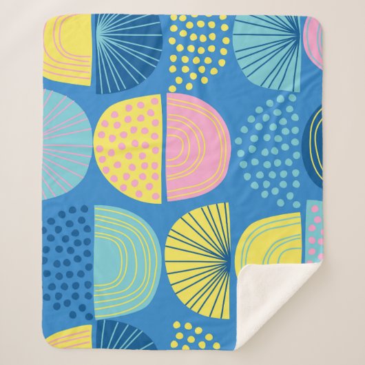 Geometrisch Noords: Abstracte achtergrond. Sherpa Deken (Voorkant)